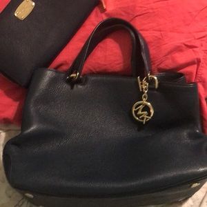 Mk arm tote and wallet